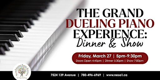 The Grand Dueling Piano Experience: Dinner & Show | NORTHGATE LIONS RECREATION CENTRE