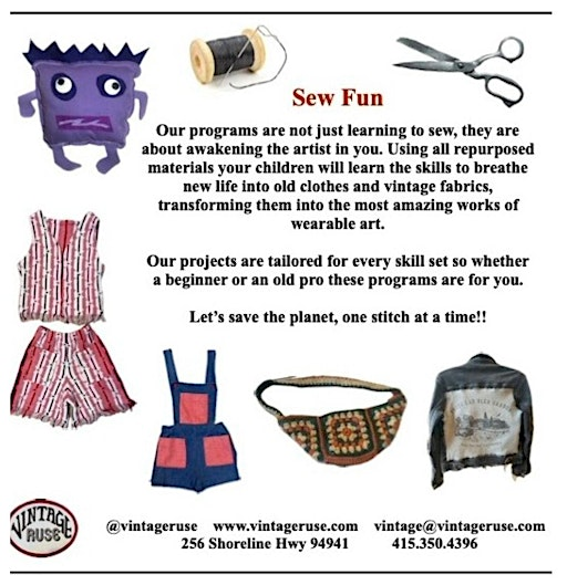 Sew Fun After School Program!! | Vintage Ruse ~ The Mercery