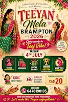 Teeyan/Teej Mela Brampton 2026 | Paul Palleschi Recreation Centre