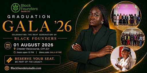 Black Founders Studio Graduation Gala | Chester Racecourse