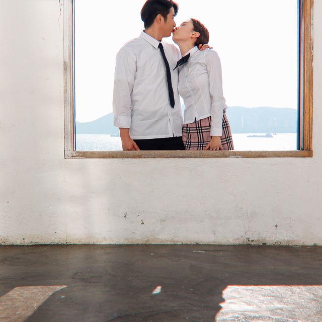 부산 흰여울마을 교복스냅