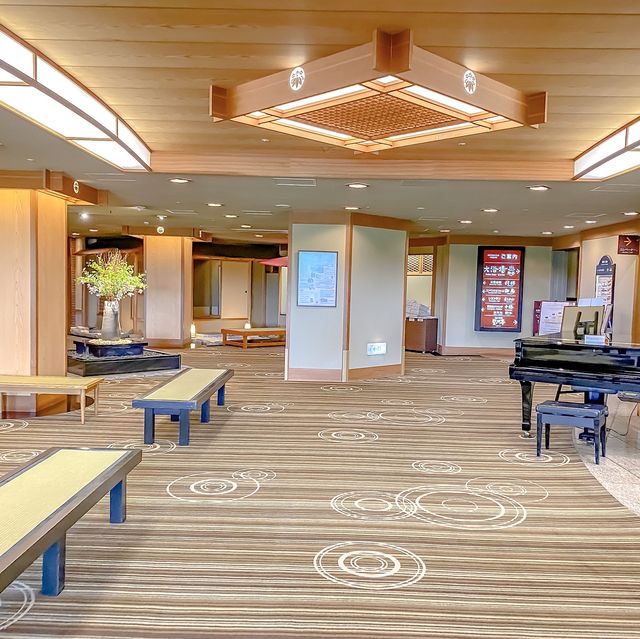 十勝川温泉第一ホテルのフロントの様子