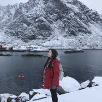 北歐冰天雪地超浪漫明信片靚景挪威lofoten小島
