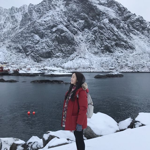 北歐冰天雪地超浪漫明信片靚景挪威lofoten小島
