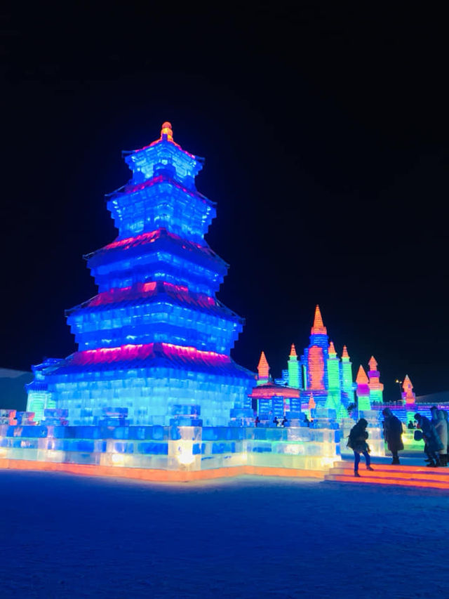 Harbin Snow and Ice Park, China ❄️☃️✈️