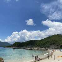 夏天離島沙灘🏖️推薦.西貢半月灣