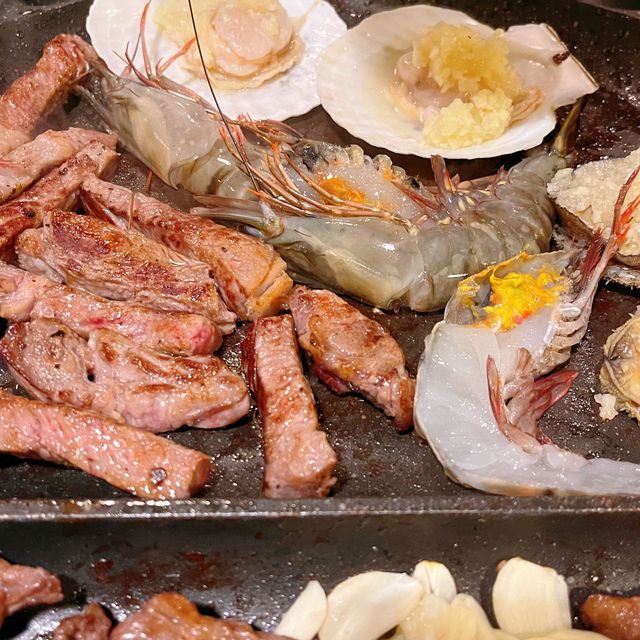 大埔👉任食熟成牛🦖霜降和牛燒肉放題