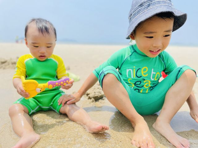 人少沙幼冲浪天堂，海邊餐廳拍照玩水一流