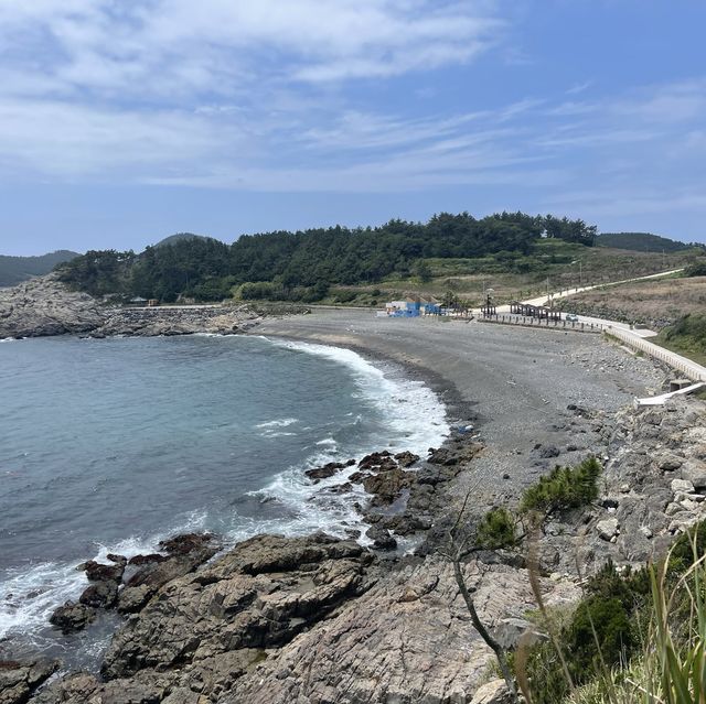 🏖 반짝반짝 맑은 추자바다, 모진이 몽돌해변