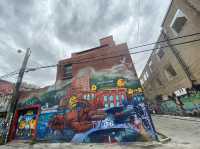 Graffiti Alley at Downtown Toronto