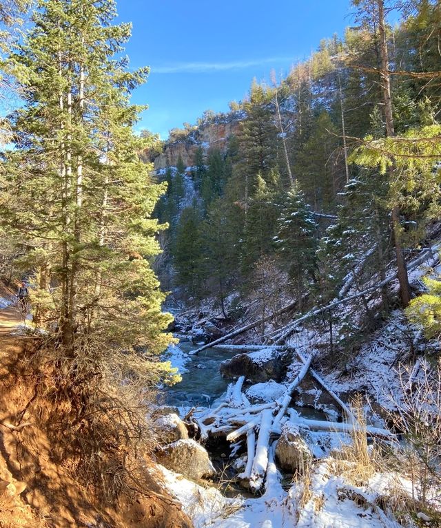 Soak in the ancient hot springs in the wilderness of Utah.