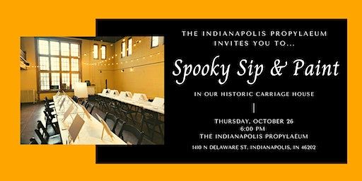 Spooky Sip & Paint at the Indianapolis Propylaeum | The Indianapolis Propylaeum