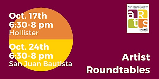 San Benito County ARTIST ROUNDTABLES | Art Depot