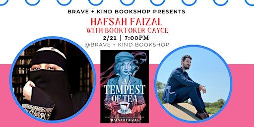 AUTHOR CHAT | Hafsah Faizal shares new fantasy series, A TEMPEST OF TEA | Brave and Kind Books
