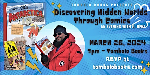 Discovering Hidden Worlds through Comics: an Evening with G. Neri | Tombolo Books