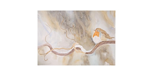 Snow Bird Watercolor Painting Class | 901 Santa Fe Dr