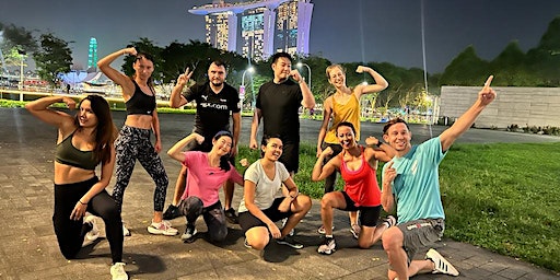 HIIT BOOTCAMP for a charity | Marina Boulevard, The Lawn @ Marina Bay, Singapore