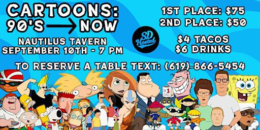 Twisted Trivia - Cartoons: 90's to Now | Nautilus Tavern
