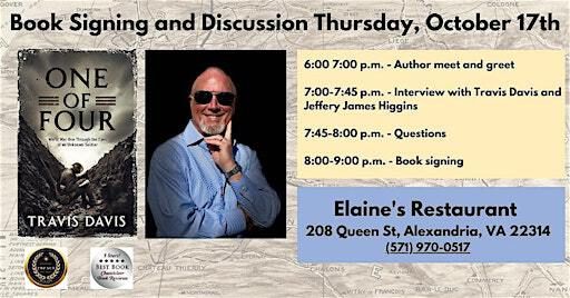Book Signing with Pulitzer Nominee Travis Davis the Author of One of Four | 208 Queen St