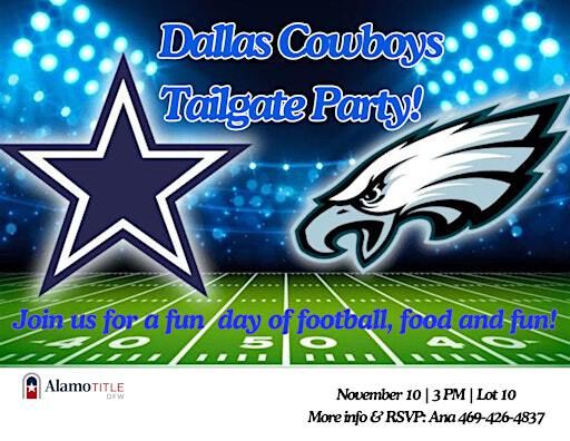 Realtors Cowboys Tailgate Networking Event | AT&T Stadium Parking