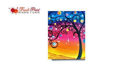 In-Studio Paint Night - Abstract Holiday Acrylic Painting | Fresh Paint Studio + Cafe Toronto