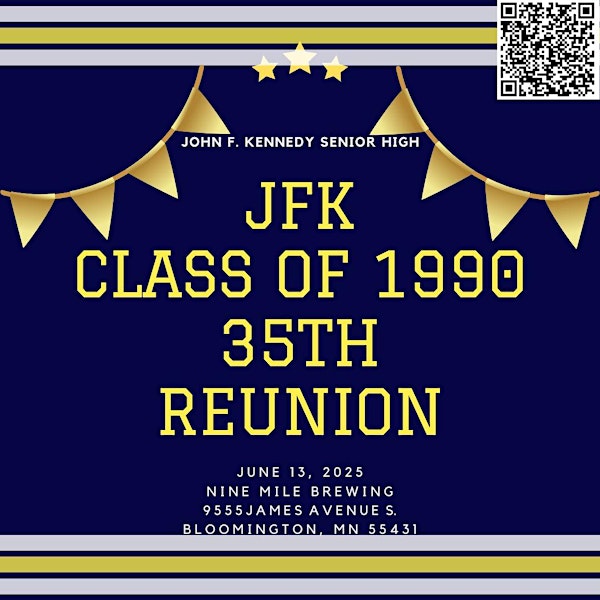 JFK Class of 1990                                              35th Reunion | Nine Mile Brewing