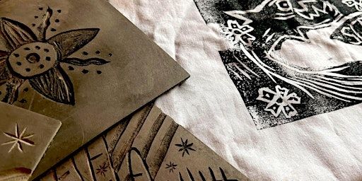 Linocut printing - upcycling workshop for ages 14-25 | Gallery 1855