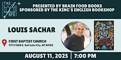 Louis Sachar | The Magician of Tiger Castle | First Baptist Church of Salt Lake City
