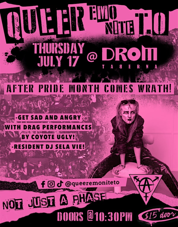 Queer Emo Nite TO V.14 | DROM Taberna