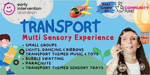 ASN Transport Themed Multi Sensory Experience - Child Led  -Small Group | Ferryhill Community Centre