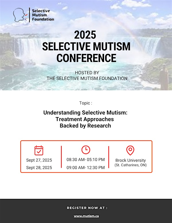 Selective Mutism Conference 2025 | Brock University