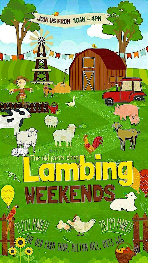 Lambing Weekends 2026 - 29th | The Old Farm Shop