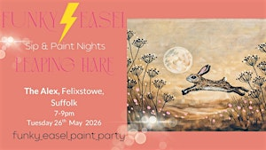 The Funky Easel Sip & Paint: The Alex in Felixstowe, Suffolk | The Alex Café Bar & Brasserie