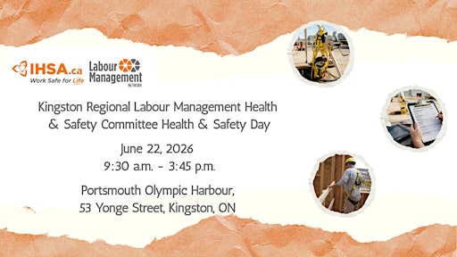 2026 Kingston Regional LMHSC - Health and Safety Day | Portsmouth Olympic Harbour