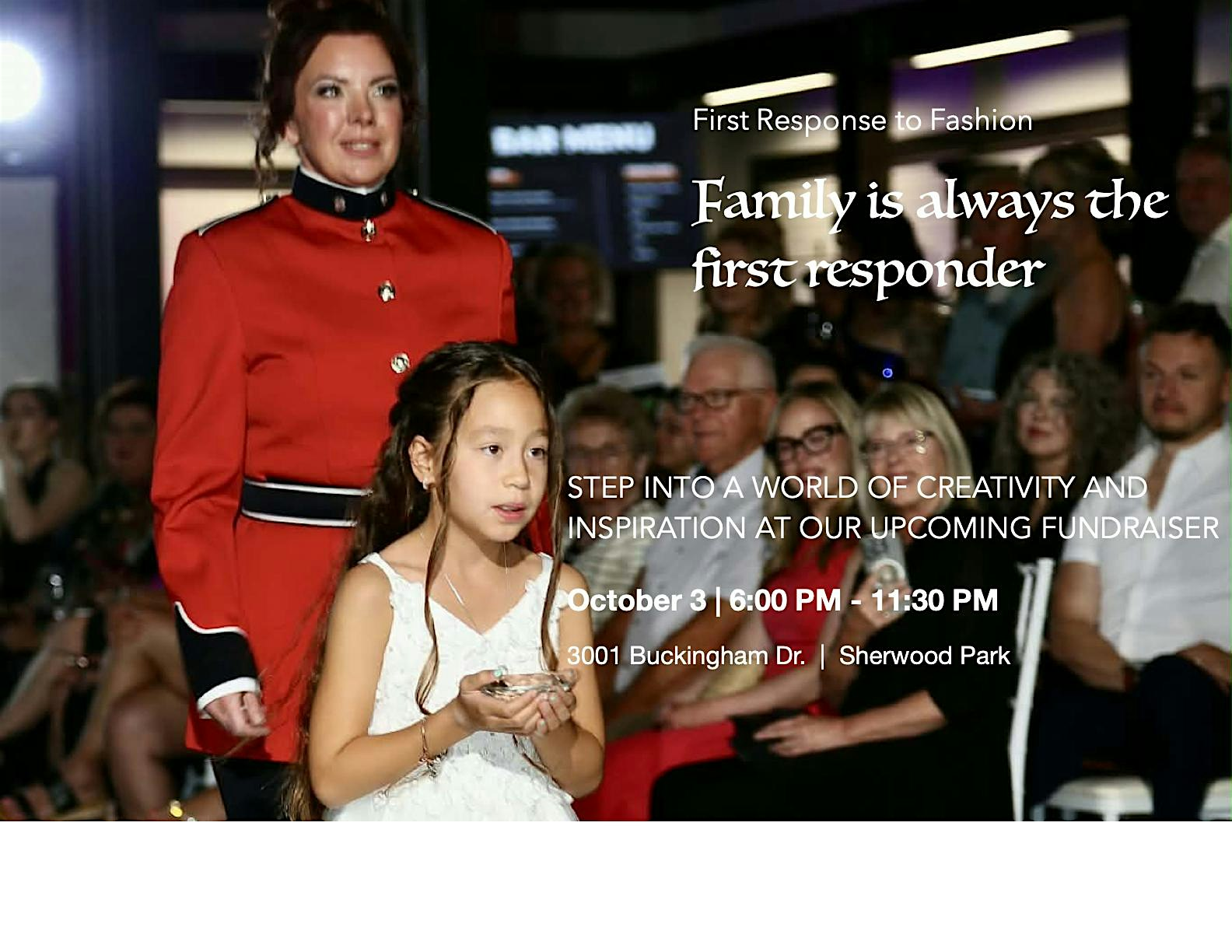 First Response to Fashion Gala - Family is always the First Responder | Sherwood Motorcars