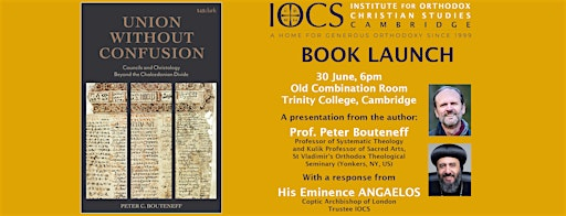 BOOK LAUNCH: Peter Bouteneff's "Union without confusion" | Trinity College