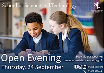 SST Maidstone: Open Evening 2026 | School of Science and Technology Maidstone