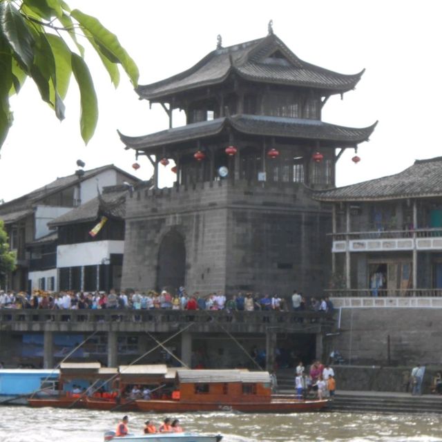 中国 四川省 "黄龍渓古鎮" 1700年の歴史!? 趣ある散策!!