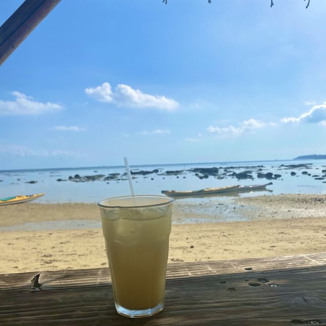 【沖縄】海を目の前にお茶できる茶屋『浜辺の茶屋』