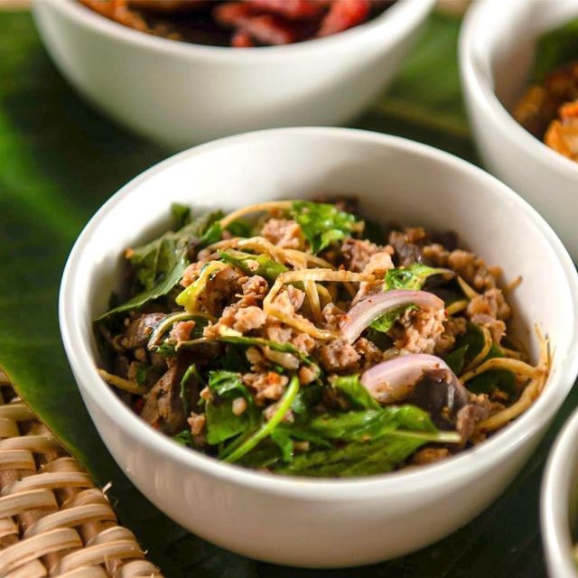 Tasty of Lao traditional food