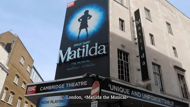 [런던 웨스트엔드 최고의 뮤지컬, 마틸다!👩🏻‍🎓]