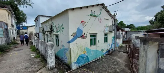 坪輋可愛壁畫村