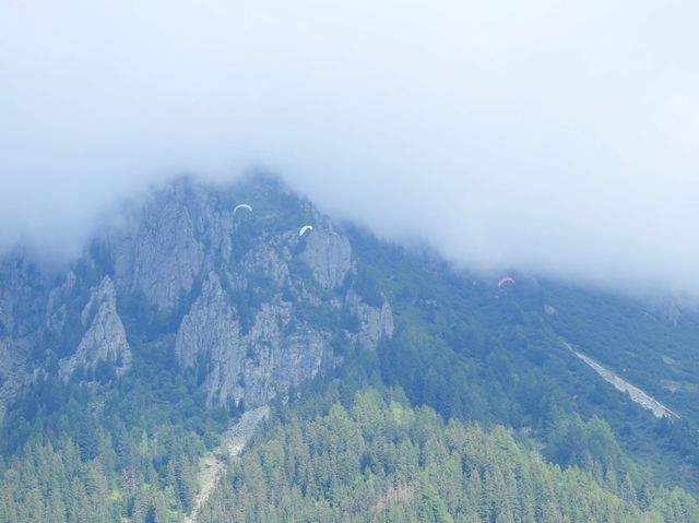 阿爾卑斯山小鎮法國夏慕尼