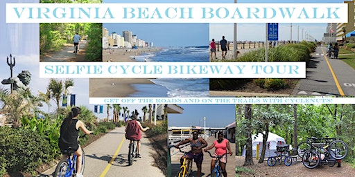 Virginia Beach Boardwalk Selfie Cycle Bikeway Tour | Virginia Beach Boardwalk Selfie Cycle Bikeway Tour - CycleNuts Smart-guided  Tour