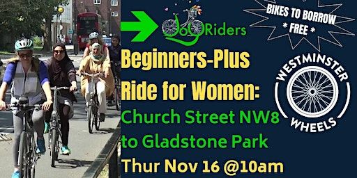 JoyRiders Beginners Ride: Church St Market NW8 to Gladstone Park | Westminster Wheels