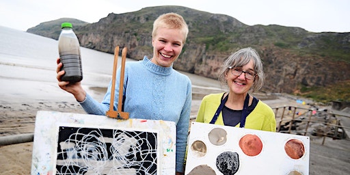 Go With the Flow: art & geology pigment foraging walk | Somerset Coast Path - Burnham to Berrow