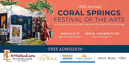 18th Annual Coral Springs Festival of the Arts | The Walk Of Coral Springs