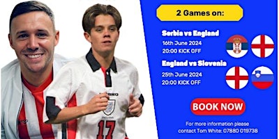 Euros at The Racecourse - England vs Serbia (8pm ko) | Ascot United Football Club