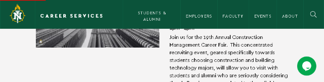 2024 年建築管理和技術招聘會 | NMU Jacobetti 綜合樓