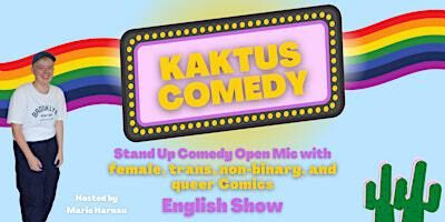KAKTUS COMEDY: Comedy for female, non-binary, trans & queer Comedians | interkosmos - café. bar. utopie
